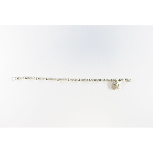 Cable Chain & Ball Link Bracelet 925 Silver Cross Miraculous Medallion Charms - Picture 1 of 8